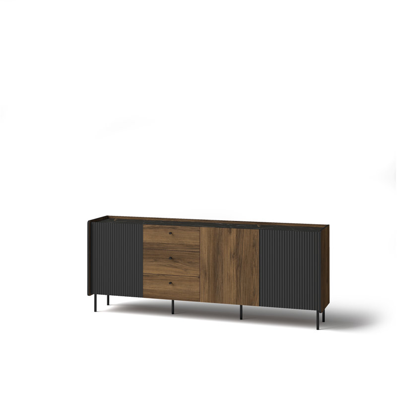 Aamanee 200cm W 3 - Drawer Chest of Drawers