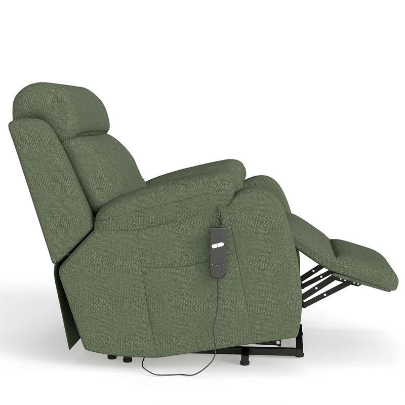 Power Lift Recliner with side pocket, Dark Green