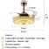 42'' Ceiling Fan with LED Lights