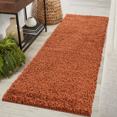Esterly Solid Colour Shag Area Rug