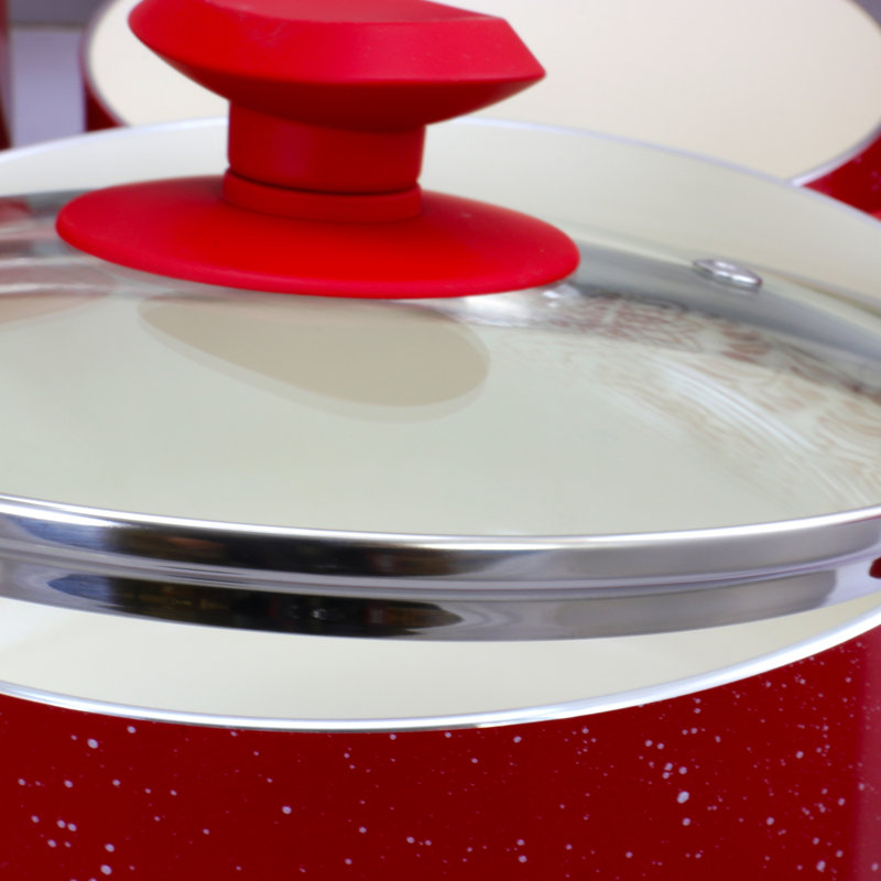 Ensemble de cuisine 9 pièces anti-adhésif en aluminium avec osterman Cocina San Jacinto