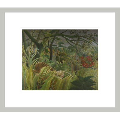 Surprised! by Henri Rousseau -Framed Giclee Print