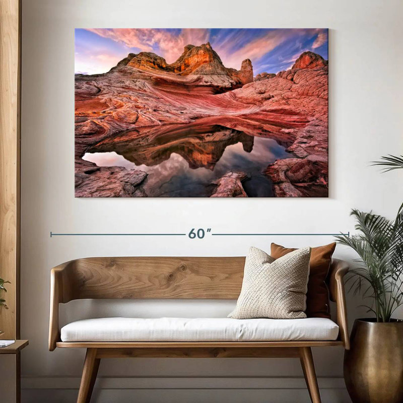 Alvord Arizona Reflection I, H 34 po x l 51 po