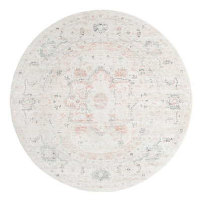 Tapis oriental Hagood en ivoire