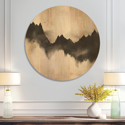 Olympe I - décoration murale montagne en bois
