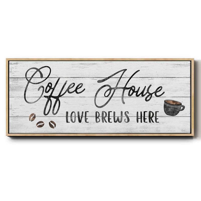 Love Brews- Framed Canvas