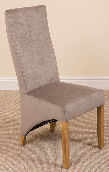 Millicent 48cm H Upholstered Side Chair, Grey