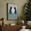 Mirrored Souls Minimalist Canvas Art Print-1339583950-1339583944