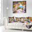Coussin en polyester Schafer Landscape Summer