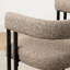 24" Upholstered Tweed Solid Back Counter Stool-1833090547