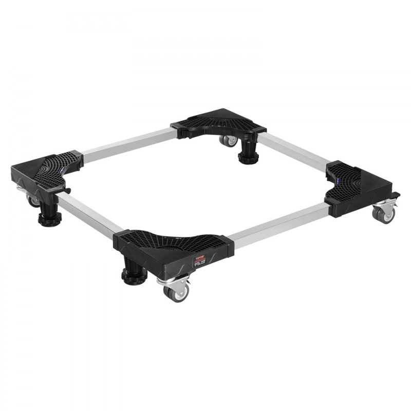 Fridge Stand Mobile Base 1100 lb 27.5-35.4 Inch Adjustable Furniture Dolly