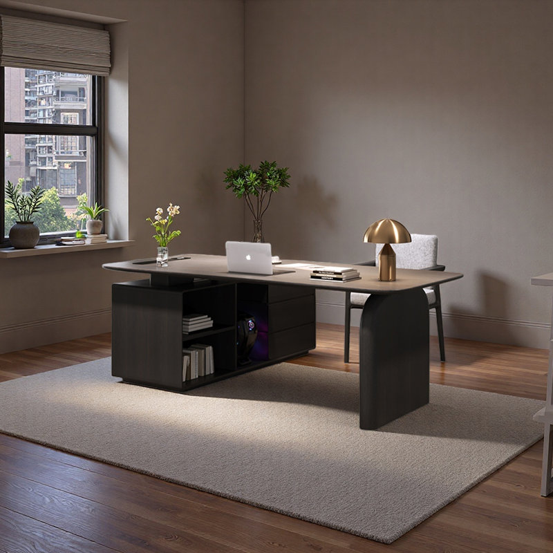 Bureau unique avec surface de travail spacieuse, H 29,53 po x l 55,12 po x P 47,24 po