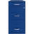 18" 3-Drawer Modern Metal Organizer File Cabinet-92093507