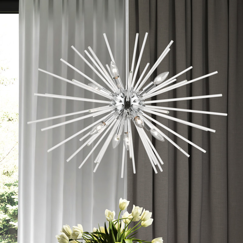 Grand lustre Mckittrick, Chrome poli