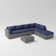 Axwell Wicker 5 - Person Modular Patio Conversation Sets with Cushions