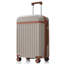 Ensemble de 3 valises de 20 pouces avec port USB, ouverture frontale certifiée, bagage à main rigide en ABS avec roues pivotantes-129108116