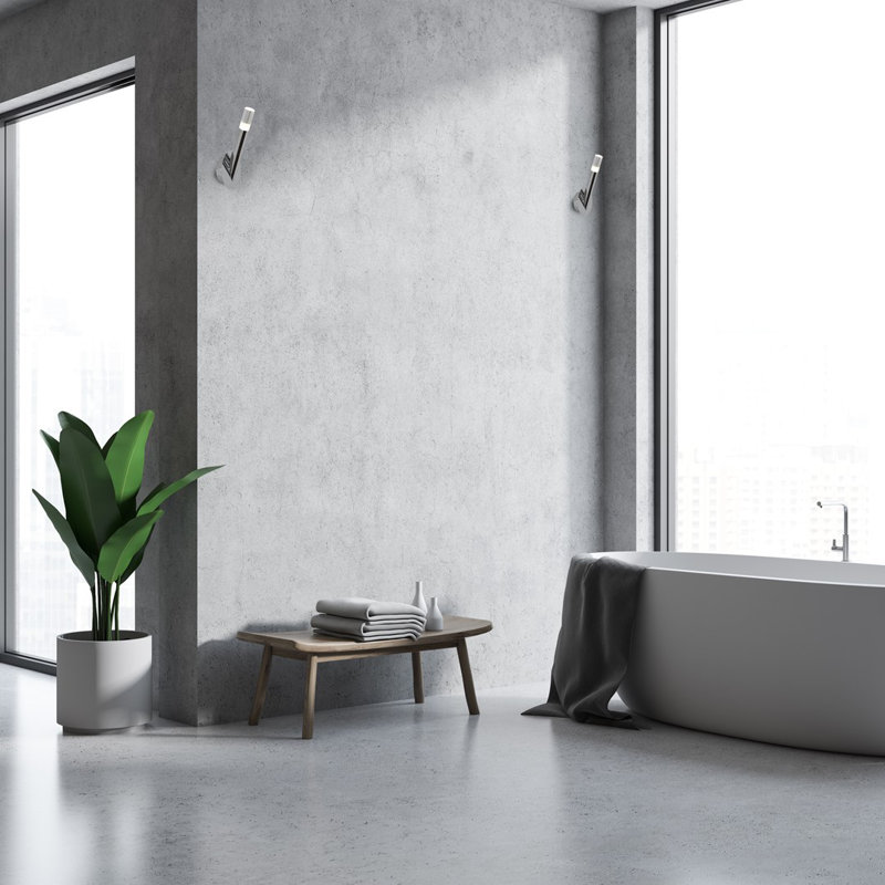Inaya Steel LED Wallchiere