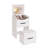 3-in-1 Compact Vanity Desk With Led Lighted Mirror, Drawers, And Storage Stool – Convertible Makeup Table, Nightstand & Working Desk For Small Spaces