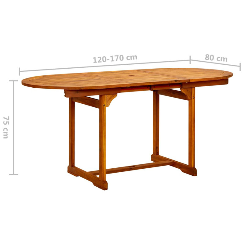 Stevenson Extendable Wooden Dining Table
