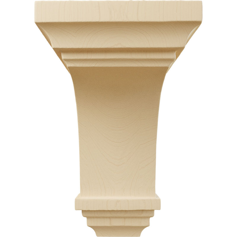 Maple Wood Mini Jefferson Corbel, 3.5" x 3.75" x 6"
