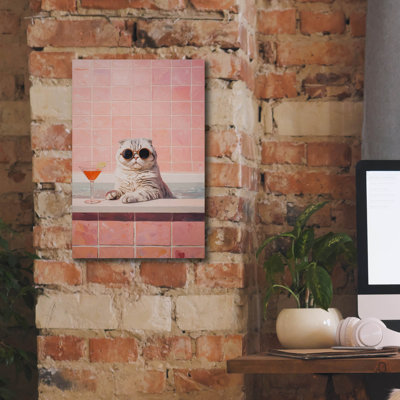  «Kitty Martiny Bath 2» par Ann Klee, art mural sur toile, 12 po x 18 po