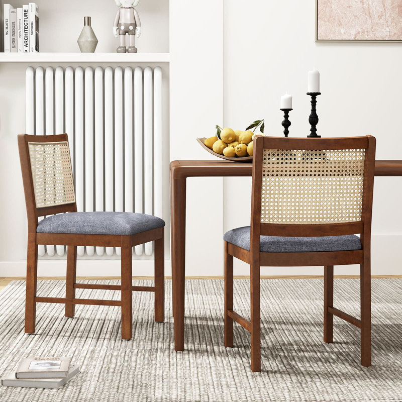 48cm H Linen Upholstered Side Chair