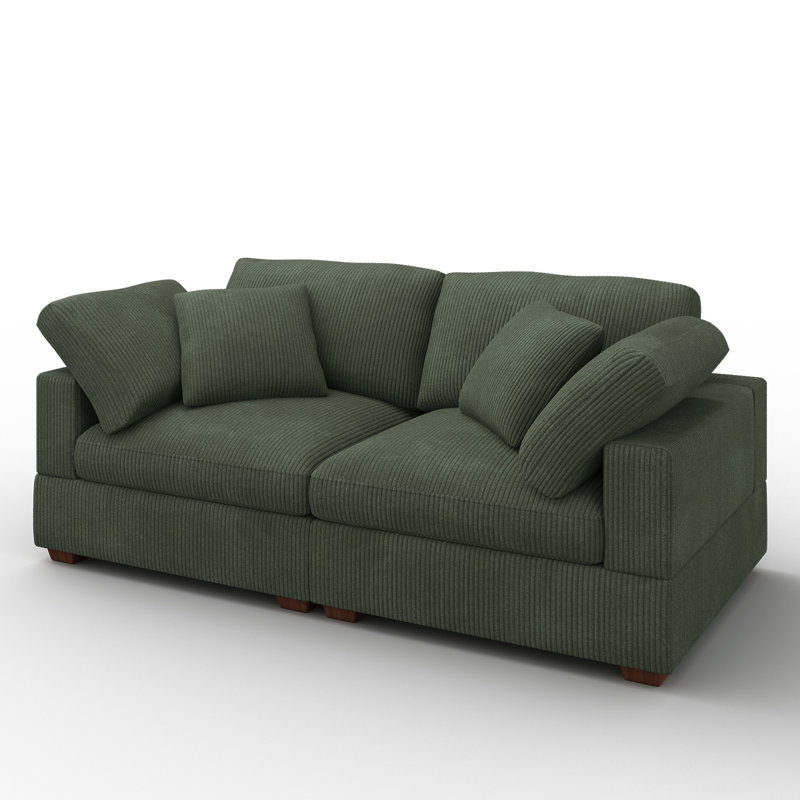 Canapé modulaire Bouley, Green