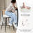 Cane Back Swivel Upholstered  Stool-1335810501-1099835341-1335810500