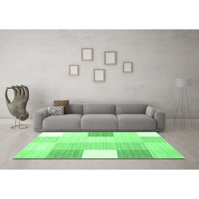 Washable Checkered Indoor Rug