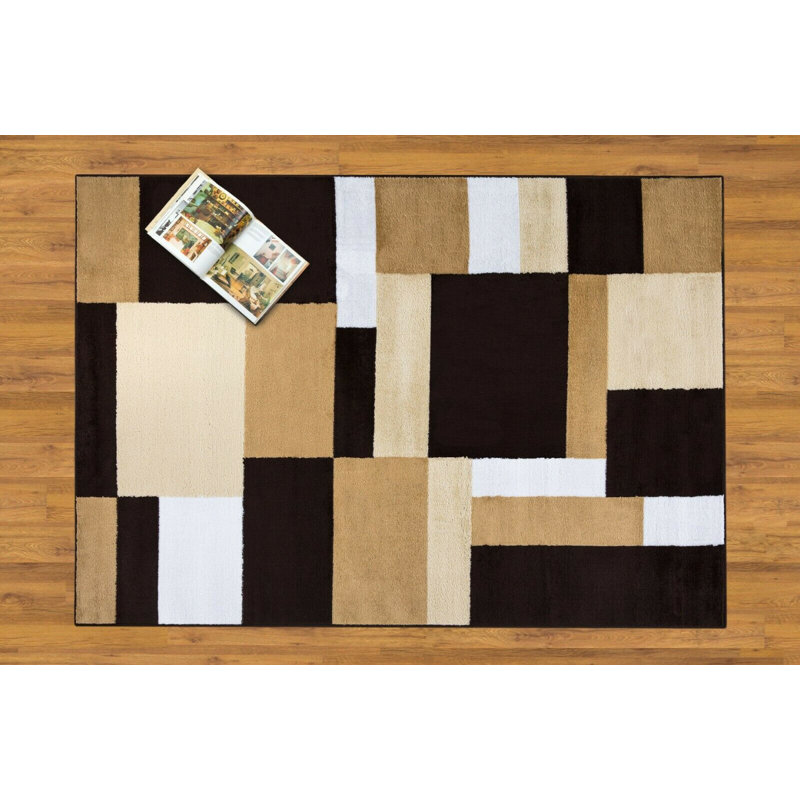 Donald-John Geometric Area Rug, Rectangle 160 x 230cm