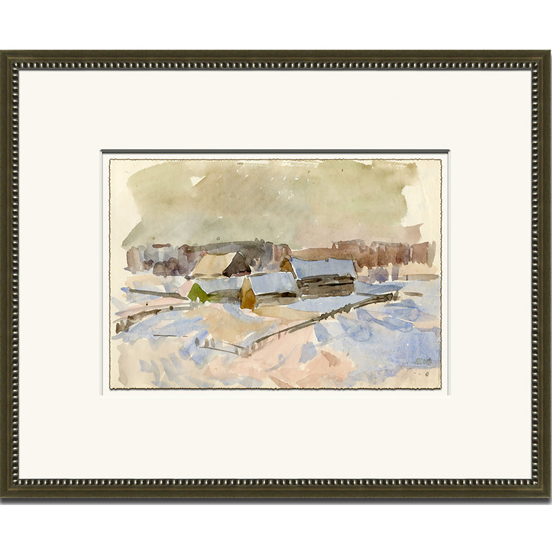 Giclee Print by Soicher Marin Archives, 17" H x 21" W x 1.25" D, Brown, Ivory