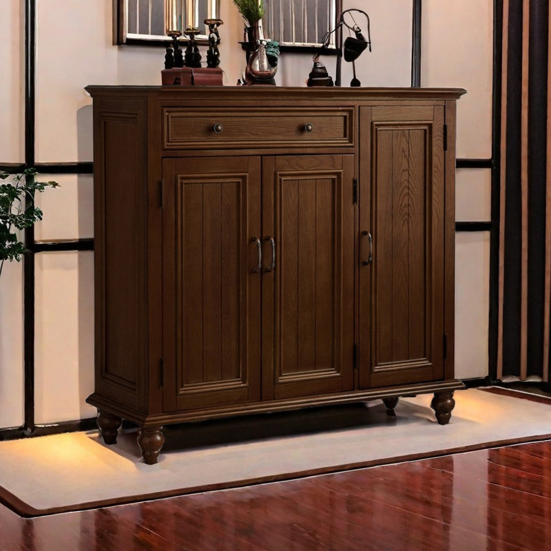 Armoire d'appoint en bois massif American