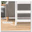 Console de couloir de style nordique avec tiroir et tablettes