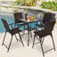 Foldable Outdoor Patio Dining Armchair