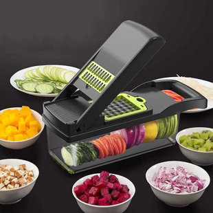 Brentwood KA-5040G Mandolin Slicer with 5-Cup Storage Container and 4 -  Brentwood Appliances