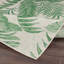 Green Modern Outdoor Rug, Nature Print Stain Resistant Easy to Clean Rug For Patio, Balcony, Decks & Garden-1679283268
