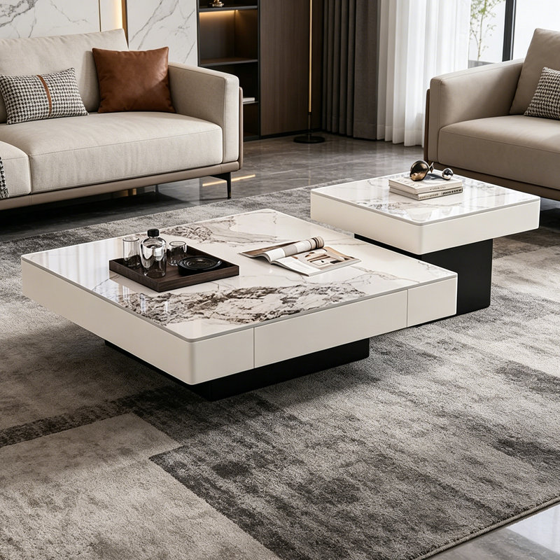 Stacey, White/Gray/White/Black, 15" H x 47.24" L x 47.24" W