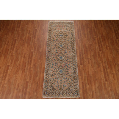 Distressed Floral   Runner Rug 3x9