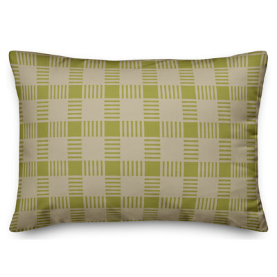 Coussin lombaire à carreaux écossais