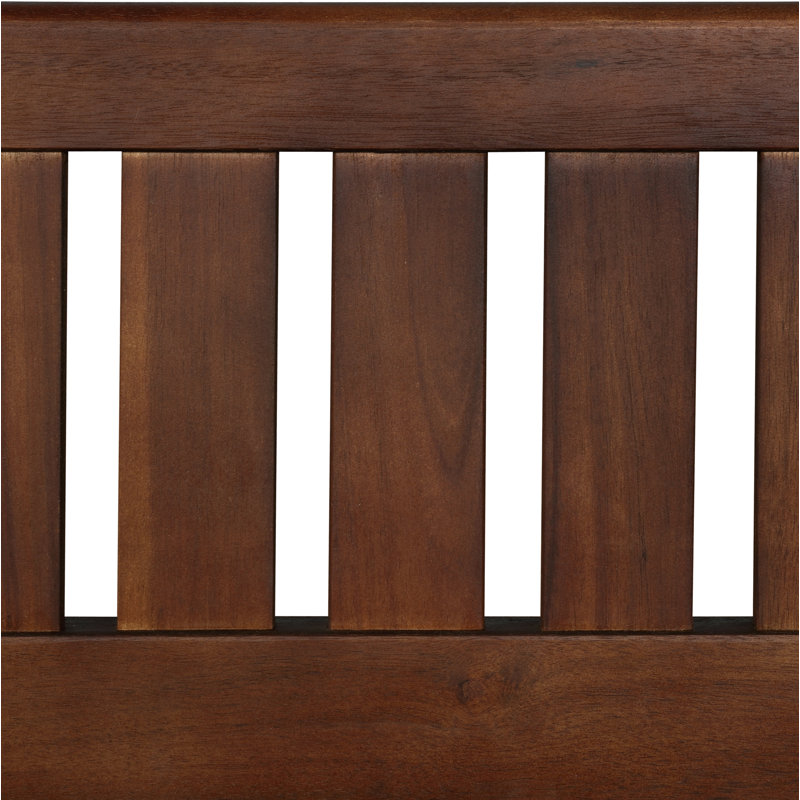 Ensemble de conversation modulaire avec coussins 5 pièces Deloris, Noyer