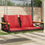 Banc en rotin 24,8 po x 24,4 po x 15,7 po Highland Dunes-236110730