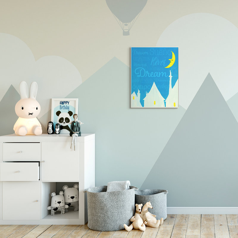 Art lunaire Leppert Dream Home, Plaque murale, H 19 po x l 13 po