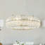 Lustre en cristal 8 lumières à intensité variable