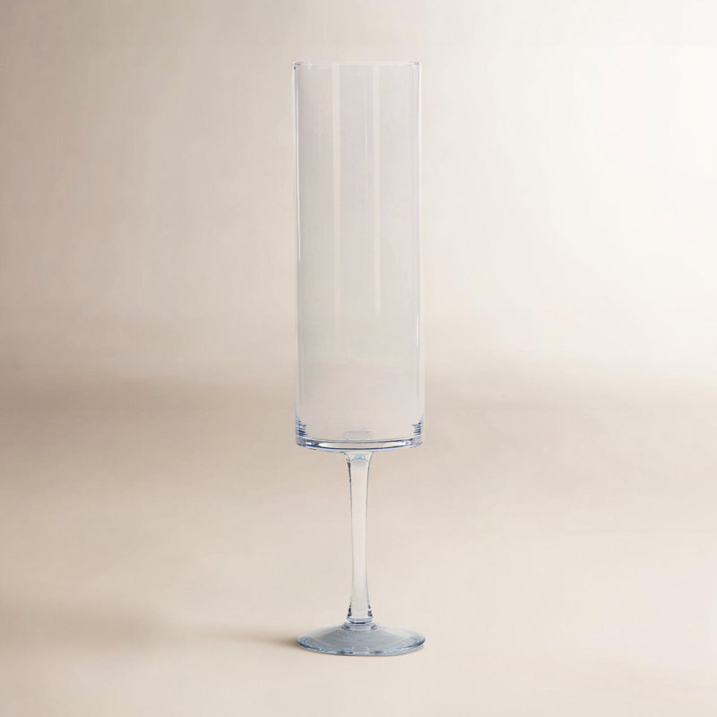 Ouragan en verre à piédestal Adrienna