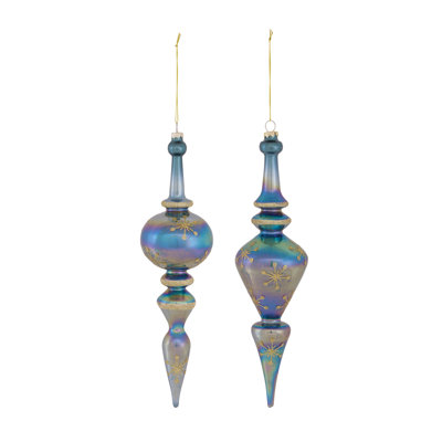 Glass Finial Ornament