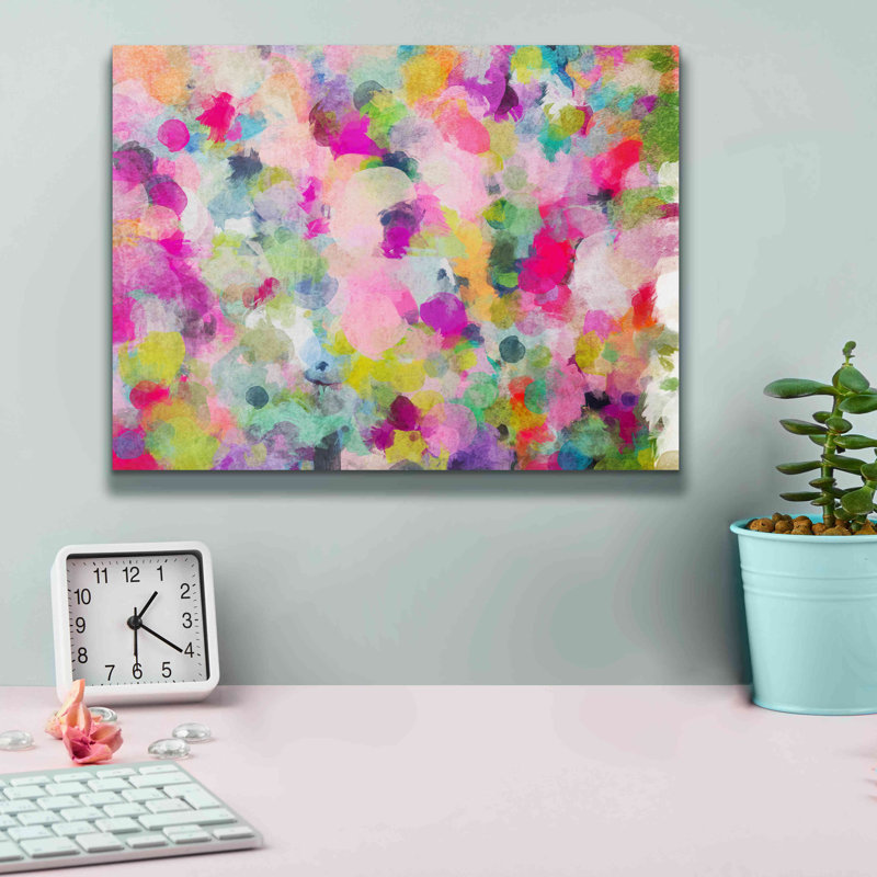 «Abstract Colorful Flows 4» par Irena Orlov, H 12 po x l 16 po x P 0,75 po