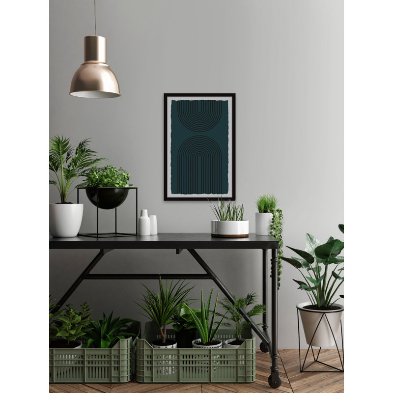 Opposite Tracks 1 Piece Single Picture Frame Painting, 45 cm H x 38 cm W