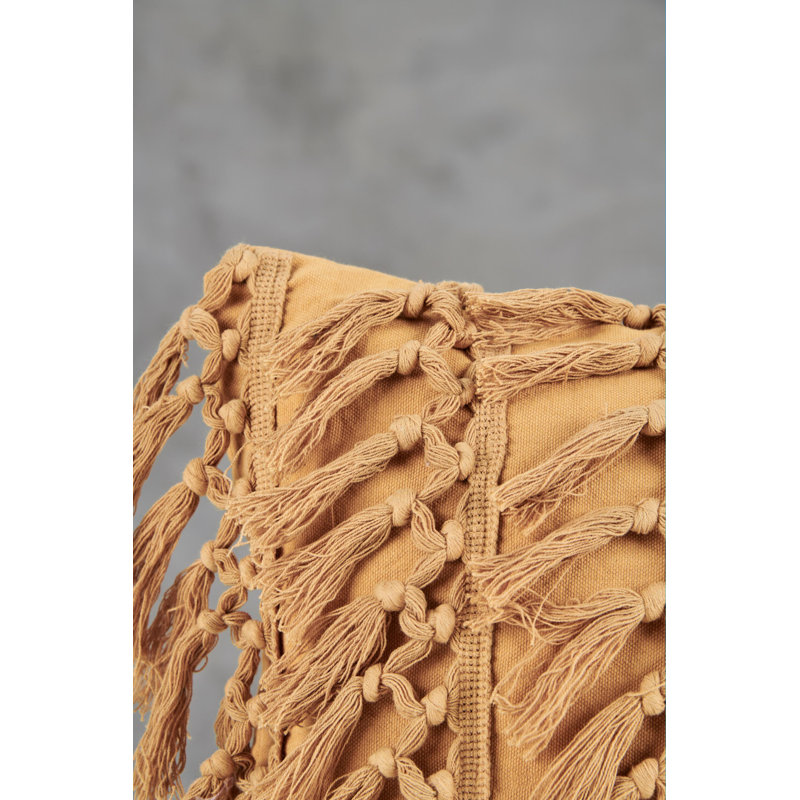 Rectangular Throw Cushion, Yellow