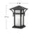 Harbor Single Light 12V Outdoor Pier Mount Craftsman Lantern-52601793