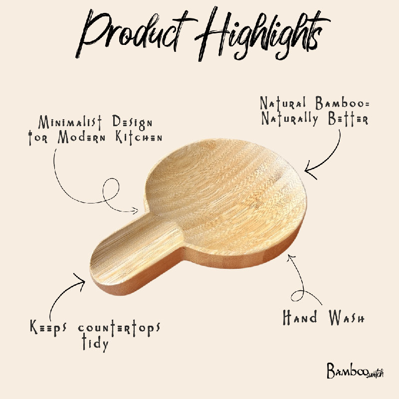 Repose-spatule en bambou